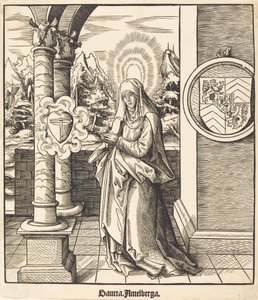 Santa Amelberga de Leonhard Beck