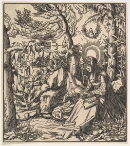 Santa Ita de Toggenburg, de los Santos de Habsburgo de Leonhard Beck