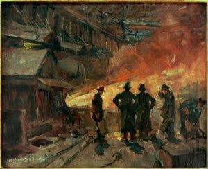 En la obra de Thomas (Gutehoffnungshütte Oberhausen) de Leonhard Sandrock