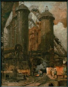 L. Sandrock, Trabajos en el alto horno de Leonhard Sandrock
