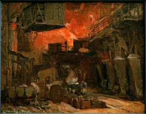 L. Sandrock, Preparación de las coquillas de Leonhard Sandrock