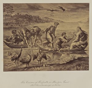 La caricatura de Raffaelle en Hampton Court. El milagroso calado de los peces.