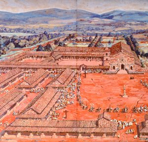 Plaza Mayor en la Reduccion de San Ignacio