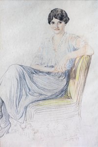Retrato de Lise Bonnefon