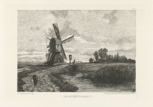 Vista del campo en las cercanías de Utrecht Une Vue Pres D