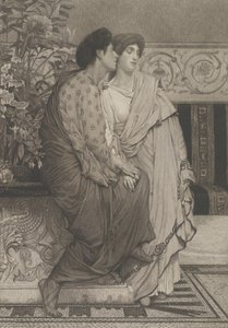 El Primer Susurro del Amor, 1876 de Leopold Lowenstam