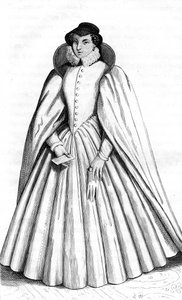 Caterina de Medici, ropa de época francesa siglo XVI Enrique reino II, rey de Francia de Leopold Massard