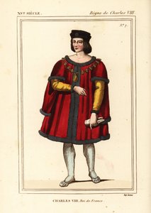Rey Carlos VIII de Francia, el Afable de Leopold Massard
