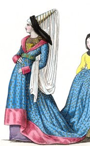 Margarita de Escocia, hija del rey Jacobo I de Leopold Massard