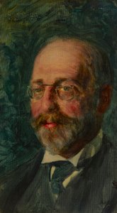 Retrato de Elkan Adler