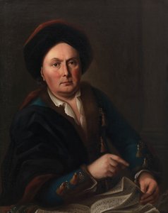 Retrato del cantante Ludwig Lodewijk van Beethoven 1712-1773..., 1773 de Leopold Radoux