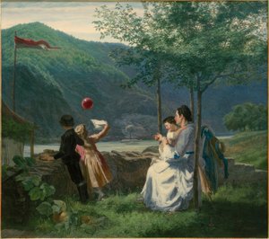 El embarcadero en Weißenkirchen de Leopold Till