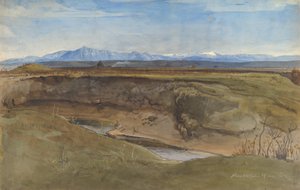Paisaje cerca de Roma, 1867 de Leopold Venus