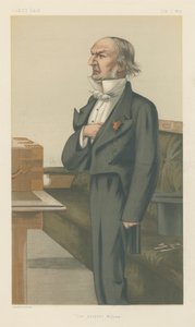 Primeros Ministros - Vanity Fair. "El William del pueblo". El Honorable William Ewart Gladstone. 1 de julio de 1879 de Leslie Matthew Spy Ward