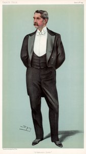 Un Primo Diplomático Henry White, diplomático estadounidense, 1899 de Leslie Matthew Ward