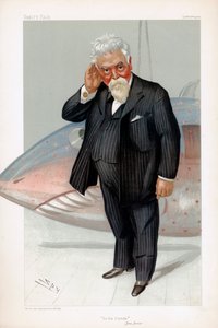 Hiram Stevens Maxim, inventor e ingeniero británico nacido en Estados Unidos, 1904 de Leslie Matthew Ward