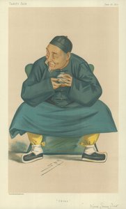 Su Excelencia Kuo Sun Tao, China, 16 de junio de 1877, caricatura de Vanity Fair