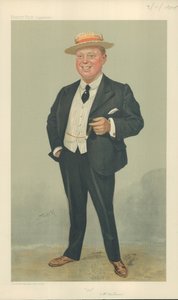 Leo Trevor, Leo, 2 de noviembre de 1905, caricatura de Vanity Fair de Leslie Matthew Ward