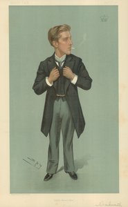 Lord Warkworth, South Kensington, 2 de septiembre de 1897, caricatura de Vanity Fair