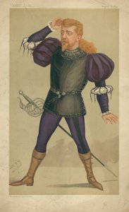 M Jean de Reszke, tenor polaco, 8 de agosto de 1891, caricatura de Vanity Fair