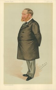 Mr Charles Henry Wilson, un colono, 24 de enero de 1885, caricatura de Vanity Fair de Leslie Matthew Ward
