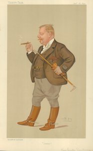 Sr. Edward Linley Sambourne, Sammy, 16 de enero de 1892, caricatura de Vanity Fair de Leslie Matthew Ward