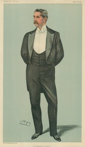 Sr. Henry White, un primo diplomático, 2 de marzo de 1899, caricatura de Vanity Fair