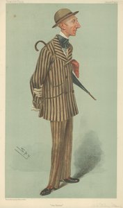 Sr. William Crawfurd Stirling-Stuart, El sombrerero, 23 de junio de 1904, caricatura de Vanity Fair de Leslie Matthew Ward