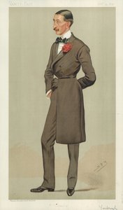 Robert Armstrong Yerburgh, Chester, 19 de octubre de 1893, caricatura de Vanity Fair
