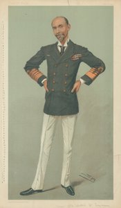 Sir Edward Hobart Seymour, China, 31 de octubre de 1901, caricatura de Vanity Fair de Leslie Matthew Ward