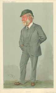Sir John Isaac Thornycroft, Destructores, 19 de enero de 1905, caricatura de Vanity Fair de Leslie Matthew Ward