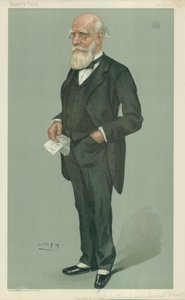 El Lord Strathcona y Mount Royal, Canadá en Londres, 19 de abril de 1900, caricatura de Vanity Fair de Leslie Matthew Ward