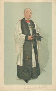 El Reverendo Edgar Sheppard, un gran casamentero, 24 de marzo de 1904, caricatura de Vanity Fair de Leslie Matthew Ward
