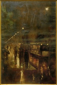 Berlín nocturno (Nollendorfplatz) de Lesser Ury