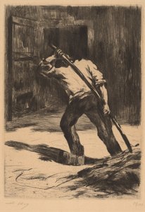 En el suelo del granero de Lesser Ury