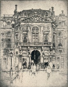La Porte de Valois, Palais-Royal, 1915 de Lester George Hornby