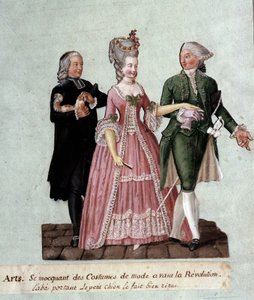 Revolución Francesa: "Trajes de antes de la Revolución" de Lesueur Brothers