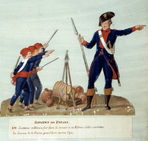 Revolución Francesa de 1789: El juramento de los niños de Lesueur Brothers