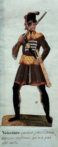 Revolución Francesa “salida voluntaria para el ejército”. Gouache de los hermanos Lesueur (siglo XVIII) París, Museo Carnavalet de Lesueur Brothers