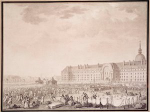 Revolución francesa: toma de armas en los Inválidos el 14/07/1789 de Lesueur Brothers