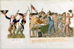 Feliz partida de los voluntarios del ejército de Lesueur Brothers