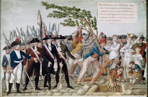 Plantación del árbol de la libertad de Lesueur Brothers