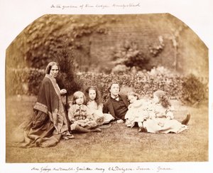 Retrato de la Familia MacDonald con Lewis Carroll, 1863 de Lewis Carroll