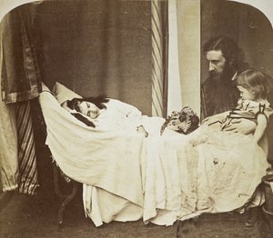 Mary J. MacDonald soñando con su padre [George MacDonald] y su hermano Ronald de Lewis Carroll Rev. Charles Lutwidge Dodgson