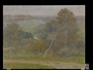 Hill And Hollow (óleo sobre lienzo) de Lewis Henry Meakin