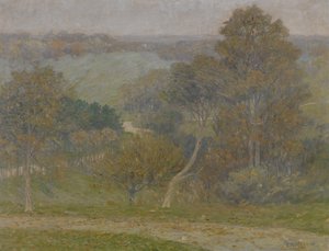 Hill and Hollow, c.1896 (óleo sobre lienzo) de Lewis Henry Meakin