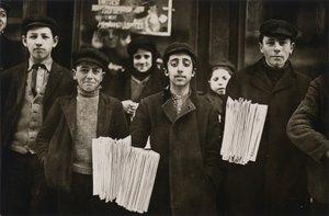 Vendedores de Periódicos de Hartford de Lewis Hine