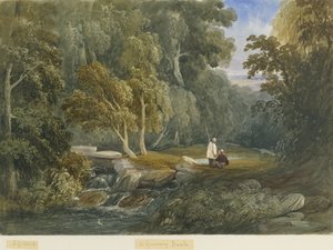 Greenway Bank: pintura en acuarela de Lewis John Wood