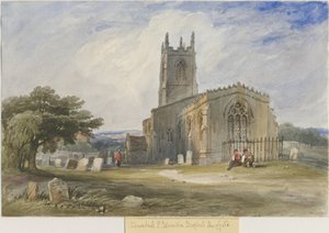 Iglesia de Mayfield: pintura en acuarela, nd [c1830-1840]
