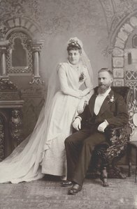 Retrato de Boda, finales del siglo XIX de Lewis M. Melander